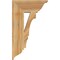 Ekena Millwork Balboa Traditional Rough Sawn Bracket, Western Red Cedar, 6"W x 18"D x 30"H BKT06X18X30BOA01RWR - alternate 3